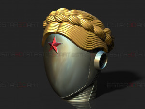 Atomic Heart Helmet - Robot Twins Head Cosplay Model Cetak 3D