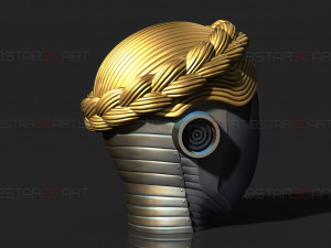 Atomic Heart Helmet - Robot Twins Head Cosplay Model Cetak 3D