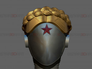 Atomic Heart Helmet - Robot Twins Head Cosplay Model Cetak 3D