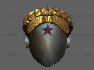 Atomic Heart Helmet - Robot Twins Head Cosplay Model Cetak 3D