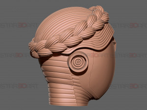 Atomic Heart Helmet - Robot Twins Head Cosplay Model Cetak 3D