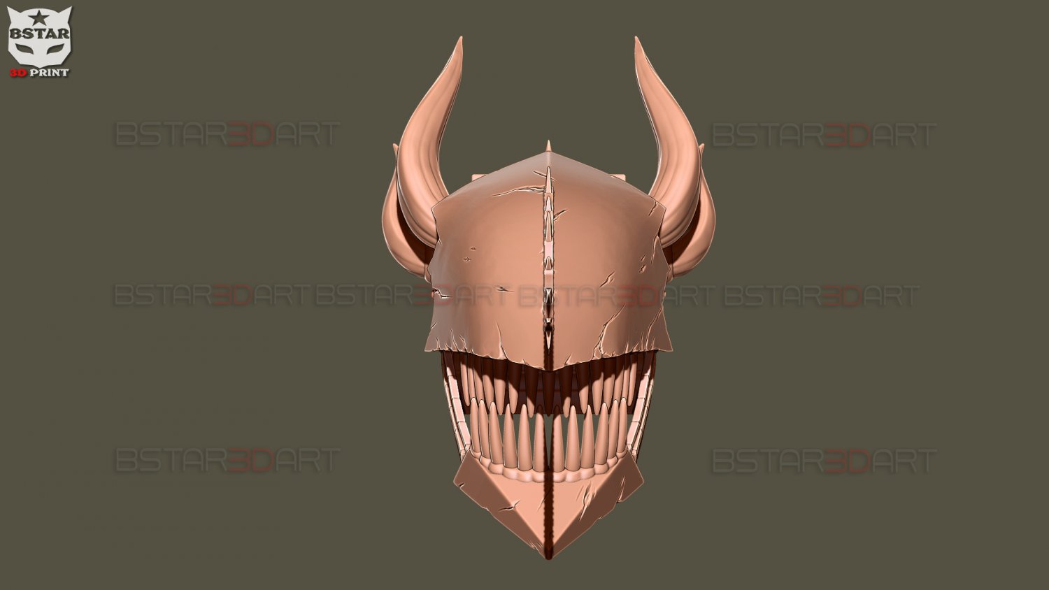 3D file Chainsaw Man Full Form Devil Helmet - Denji Cosplay 🪚・3D printable  model to download・Cults