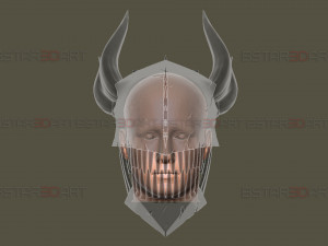 Chainsaw Man Full Form Devil Helmet - Denji Cosplay 3D Принт Модель