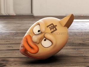 Kinnikuman Legacy Mask - Ultimate Muscle Cosplay 3D print model Modèles 3D en vedette