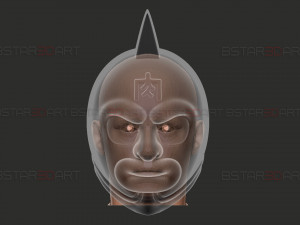 Kinnikuman Legacy Mask - Ultimate Muscle Cosplay 3D print model Modèles 3D en vedette