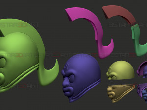 Kinnikuman Legacy Mask - Ultimate Muscle Cosplay 3D print model Modèles 3D en vedette