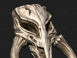 Mythosaur Skull High Quality - Mandalorian Starwars Movie 3Dプリントモデル