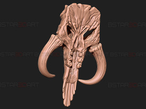 Mythosaur Skull High Quality - Mandalorian Starwars Movie 3Dプリントモデル