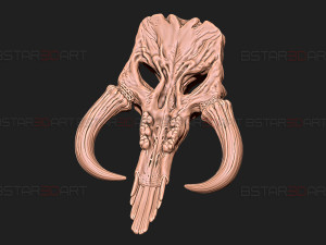 Mythosaur Skull High Quality - Mandalorian Starwars Movie 3Dプリントモデル
