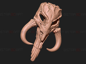 Mythosaur Skull High Quality - Mandalorian Starwars Movie 3Dプリントモデル