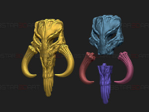 Mythosaur Skull High Quality - Mandalorian Starwars Movie 3Dプリントモデル