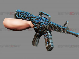 Aki Devil Blade Hand Weapon - Chainsawman Cosplay 3D 프린트 모델