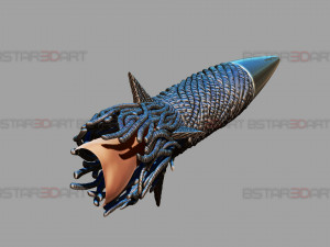 Bomb Devil Blade Arm Weapon - Chainsaw Man Cosplay 3D Print Model