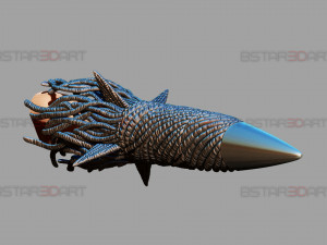 Bomb Devil Blade Arm Weapon - Chainsaw Man Cosplay 3D Print Model