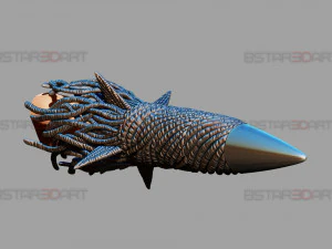 Bomb Devil Blade Arm Weapon - Chainsaw Man Cosplay 3D Print Model