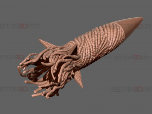 Bomb Devil Blade Arm Weapon - Chainsaw Man Cosplay 3D Print Model