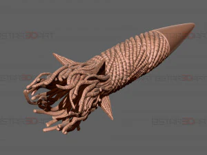 Bomb Devil Blade Arm Weapon - Chainsaw Man Cosplay 3D Print Model