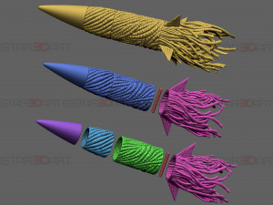 Bomb Devil Blade Arm Weapon - Chainsaw Man Cosplay 3D Print Model
