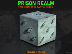 Prison Realm - Gojo satoru Cube - Jujutsu Kaisen 3D Print Model