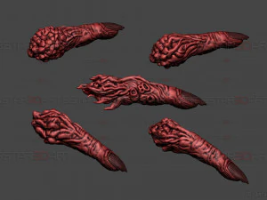 Sukuna Fingers High Quality - Jujutsu Kaisen 3D Print Model