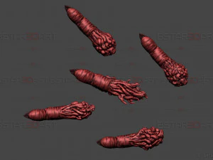 Sukuna Fingers High Quality - Jujutsu Kaisen 3D Print Model