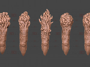 Sukuna Fingers High Quality - Jujutsu Kaisen 3D Print Model