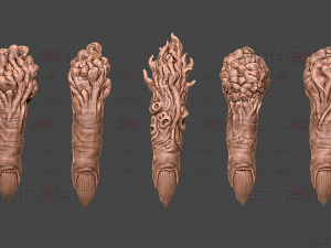 Sukuna Fingers High Quality - Jujutsu Kaisen 3D Print Model