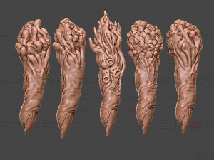 Sukuna Fingers High Quality - Jujutsu Kaisen 3D Print Model