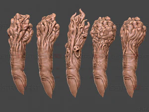 Sukuna Fingers High Quality - Jujutsu Kaisen 3D Print Model