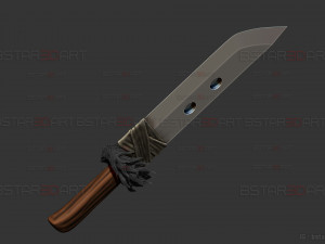 Slaugher Demon Blade - Yuji Itadori Weapon - Jujutsu Kaisen Cosplay 3D Baskı Modeli