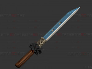 Slaugher Demon Blade - Yuji Itadori Weapon - Jujutsu Kaisen Cosplay 3D Baskı Modeli