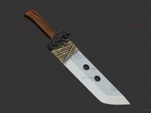 Slaugher Demon Blade - Yuji Itadori Weapon - Jujutsu Kaisen Cosplay 3D Baskı Modeli