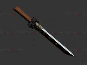 Slaugher Demon Blade - Yuji Itadori Weapon - Jujutsu Kaisen Cosplay 3D Baskı Modeli