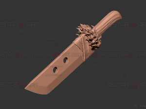Slaugher Demon Blade - Yuji Itadori Weapon - Jujutsu Kaisen Cosplay 3D Baskı Modeli