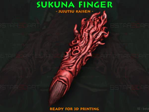 Sukuna Finger Version 1 High Quality - Jujutsu Kaisen 3D Print Model