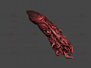 Sukuna Finger Version 1 High Quality - Jujutsu Kaisen 3Dプリントモデル