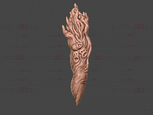Sukuna Finger Version 1 High Quality - Jujutsu Kaisen 3Dプリントモデル
