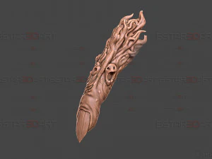 Sukuna Finger Version 1 High Quality - Jujutsu Kaisen 3D Print Model