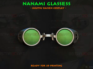 七海メガネ - 呪術廻戦 コスプレ 3Dプリントモデル