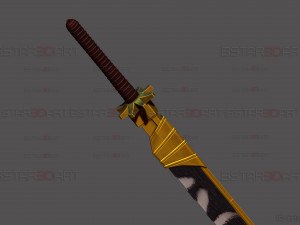 Dragon Bone Sword - Maki Weapon - Jujutsu Kaisen Cosplay 3D-Druckmodell