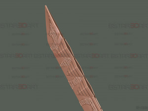 Dragon Bone Sword - Maki Weapon - Jujutsu Kaisen Cosplay 3D-Druckmodell