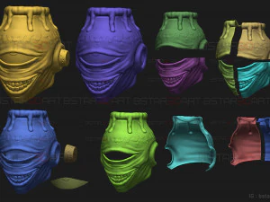 Jogo Mask - Jujutsu Kaisen cosplay 3D Print Model