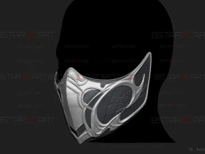 Sub Zero Mask High Quality - Mortal Kombat 1 Cosplay 3D Print Model