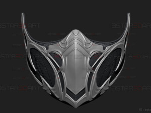 Sub Zero Mask High Quality - Mortal Kombat 1 Cosplay 3D 打印模型