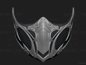 Sub Zero Mask High Quality - Mortal Kombat 1 Cosplay 3D Print Model