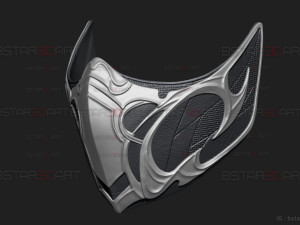 Sub Zero Mask High Quality - Mortal Kombat 1 Cosplay 3D 打印模型