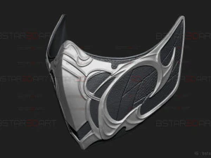 Sub Zero Mask High Quality - Mortal Kombat 1 Cosplay 3D Print Model