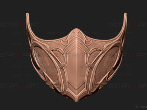 Sub Zero Mask High Quality - Mortal Kombat 1 Cosplay 3D 打印模型