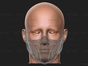 Sub Zero Mask High Quality - Mortal Kombat 1 Cosplay 3D 打印模型