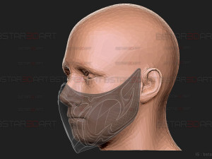 Sub Zero Mask High Quality - Mortal Kombat 1 Cosplay 3D 打印模型